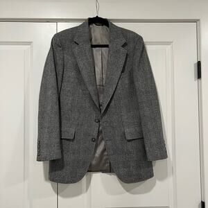 Adams Row by‎ Anderson Little Men's Wool Sports Coat Grey Tweed Size 40R